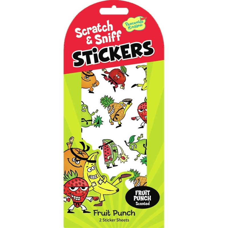Mini Stickers Scratch & Sniff – Fruit Punch