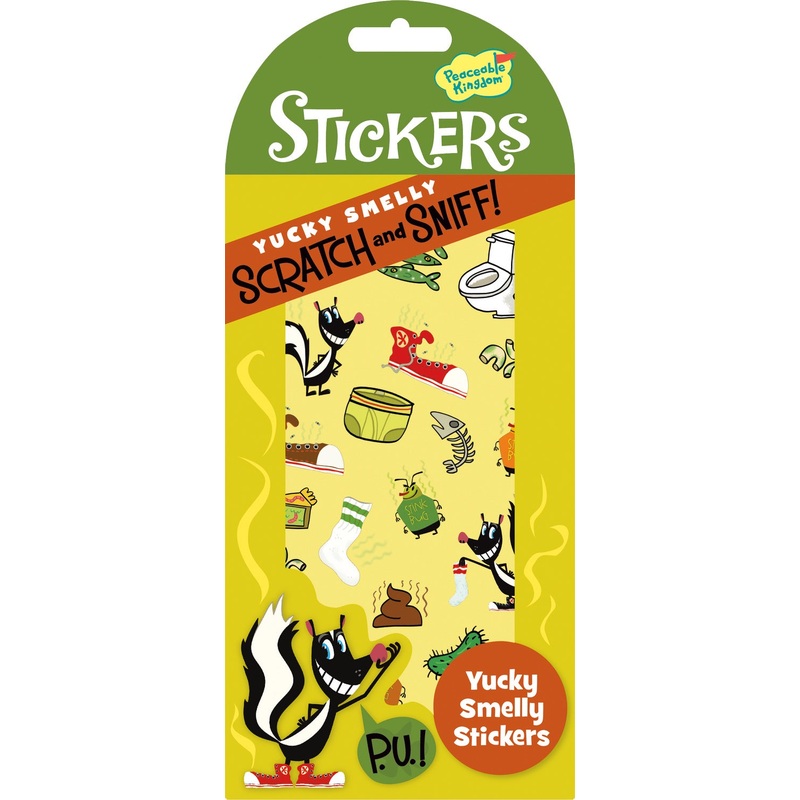 Mini Stickers Yucky Scratch