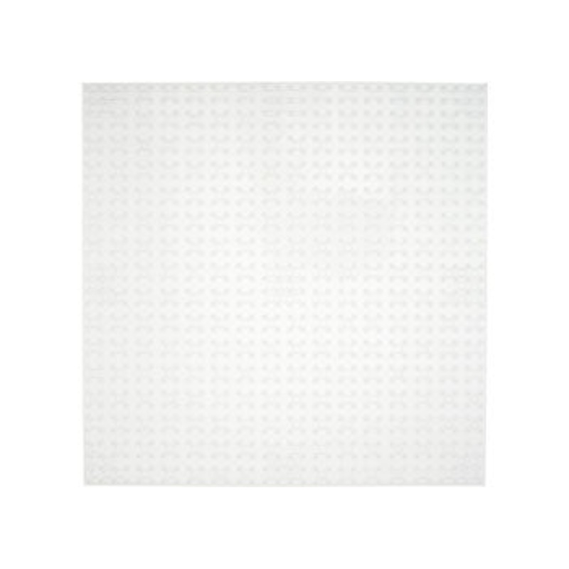 Strictly Briks-10×10 Single Baseplate-Clear