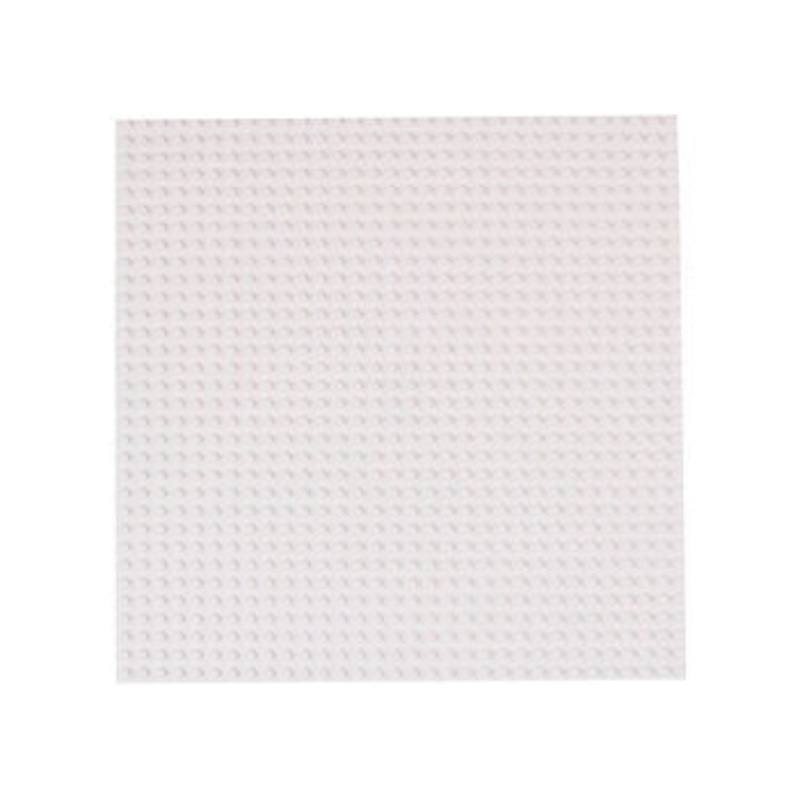 Strictly Briks-10×10 Single Baseplate-White
