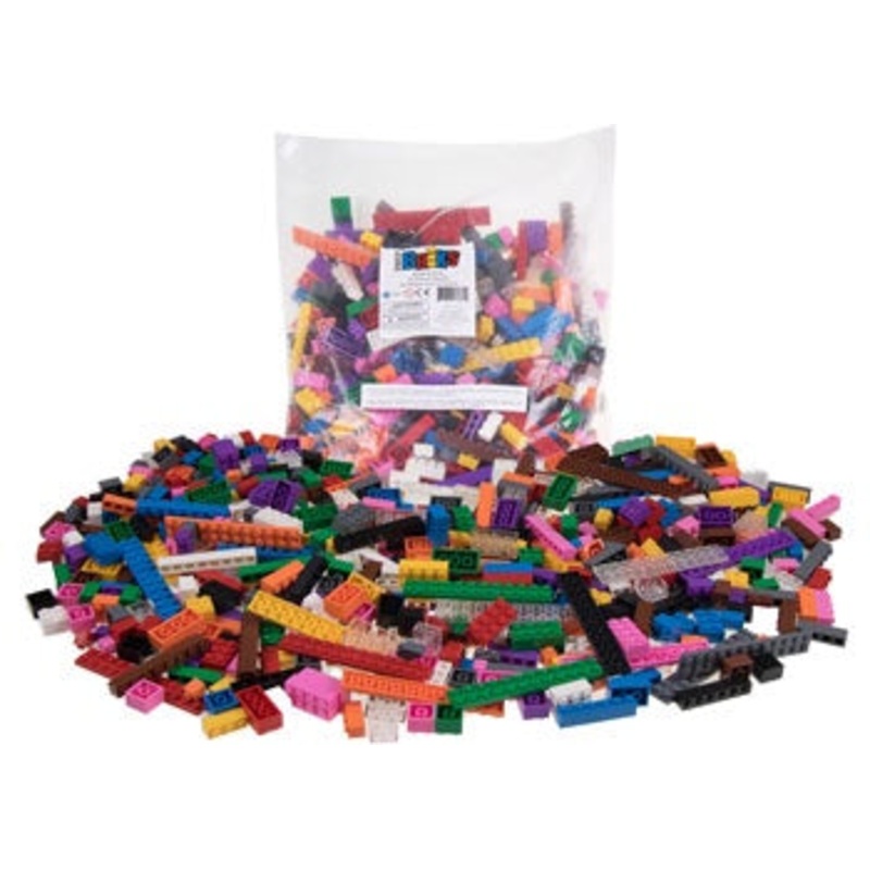 Strictly Briks – 12 Rainbow Colour Blocks – 672 pcs