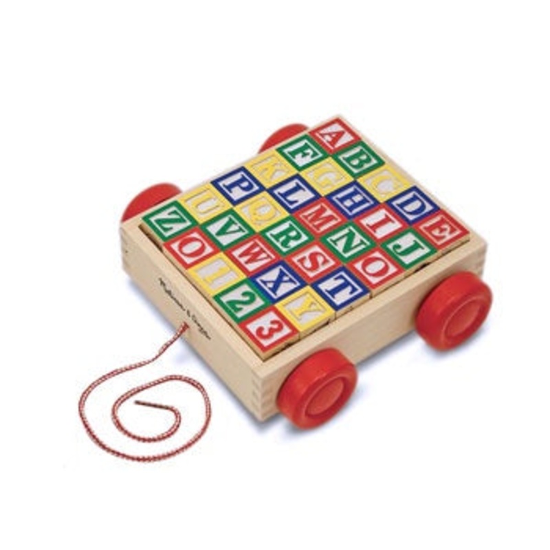 Classic ABC Block Cart