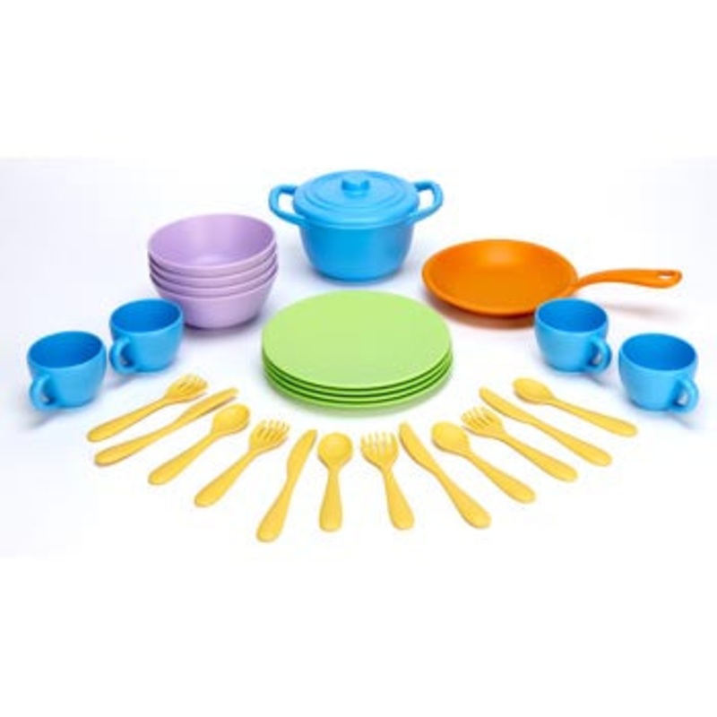 Green Toy Cookware set