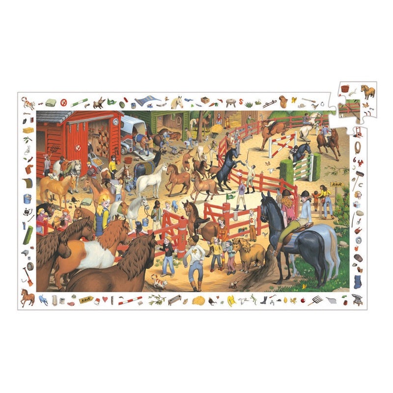 Horse Riding Observation Puzzle 200pcs