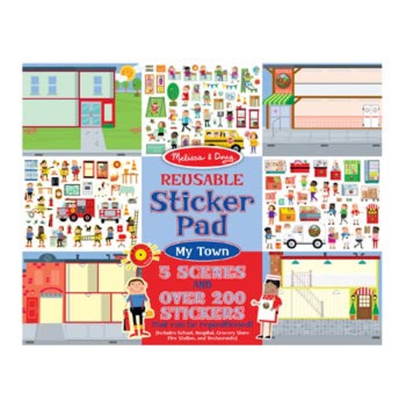 M&D – Reusable Sticker Pad – My Town