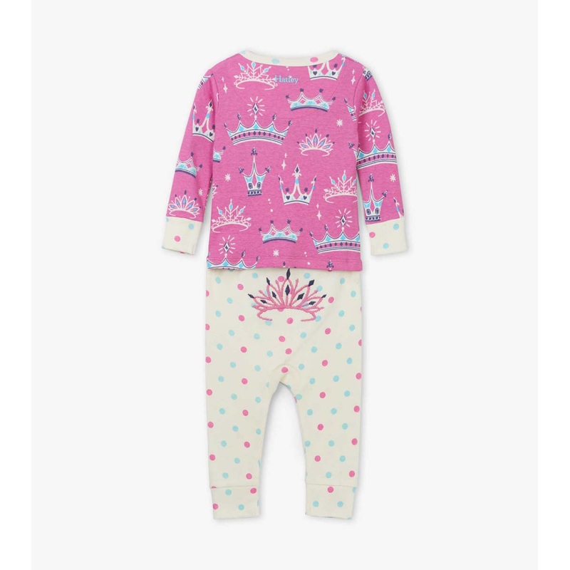 Pretty Princess Organic Cotton Baby Pyjama Set