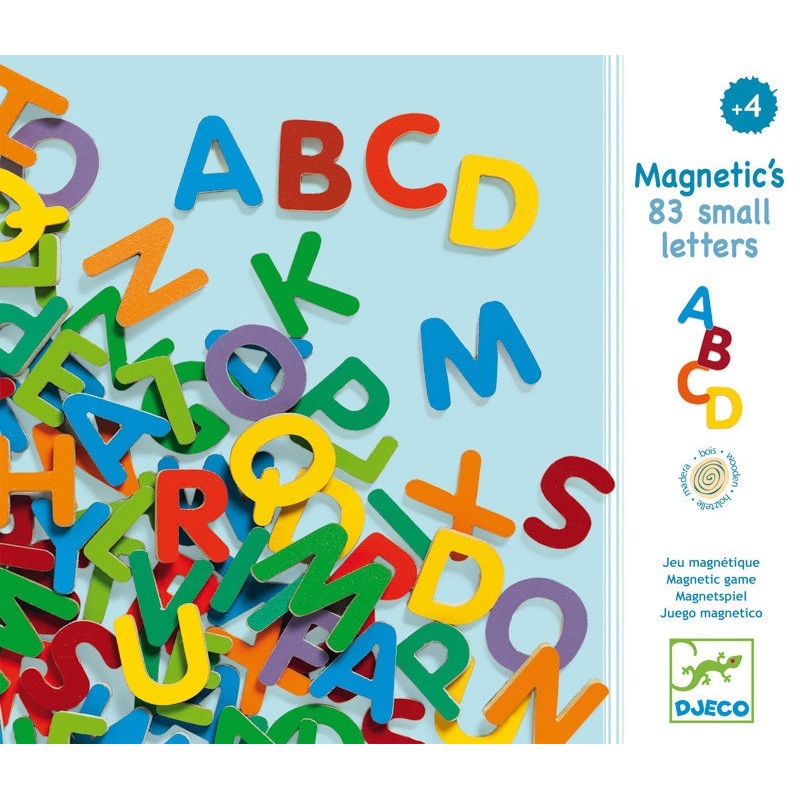 Wooden Magnetic Upper Case Letters