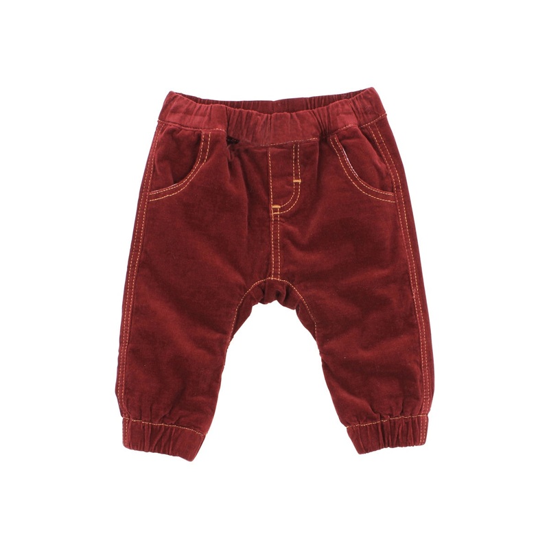 ZACK PINCORD PANTS BURGUNDY