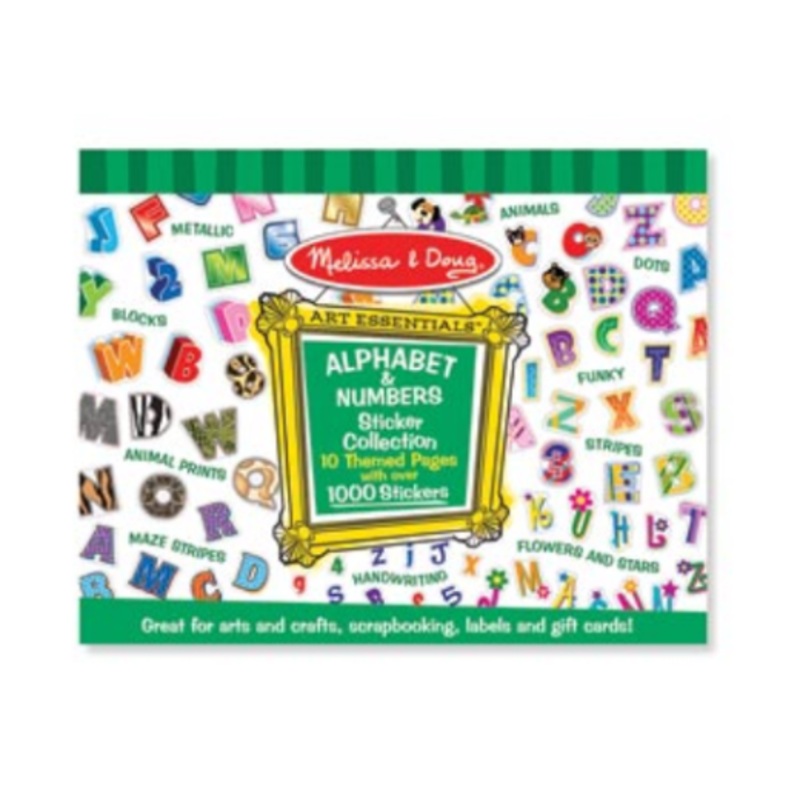 Alphabet & Numbers Sticker Book