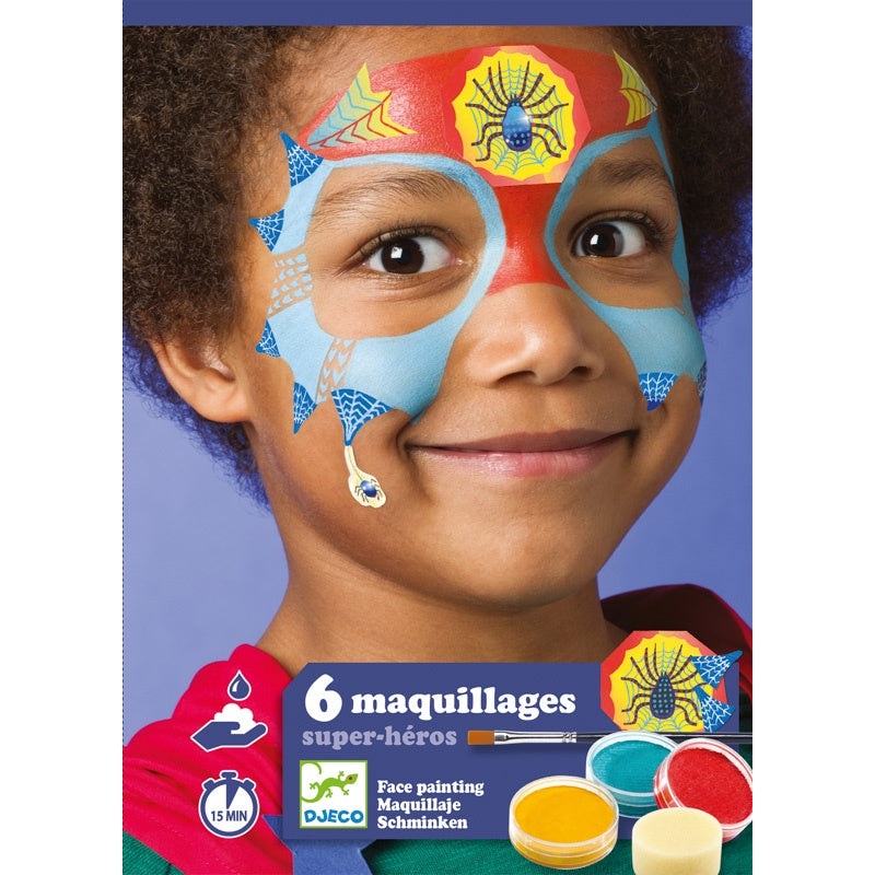 Face Paint Set Super Heroes