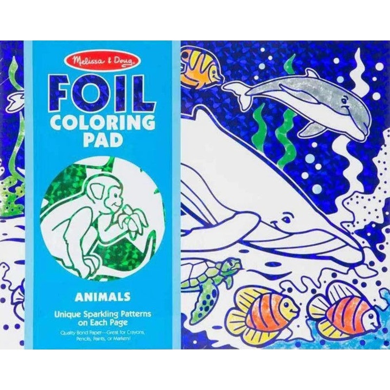 Foil Colouring Pad – Animals