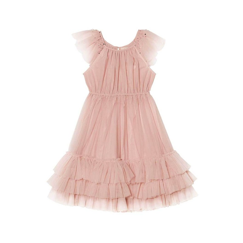 ISLA TULLE DRESS PINK CHABLIS