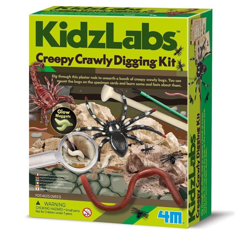 KIDZLABS CREEPY CRAWLY DIGGING KIT