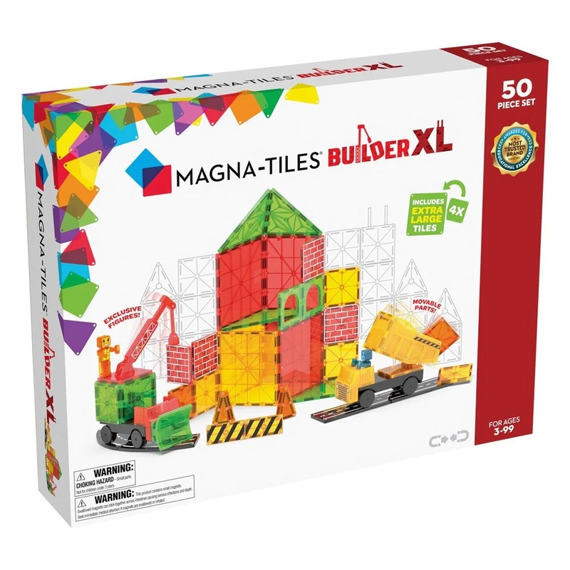 MAGNA-TILES – Builder XL – 50 Piece Set