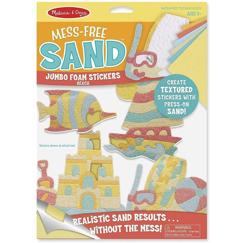 Mess Free Sand -Foam Stickers – Beach