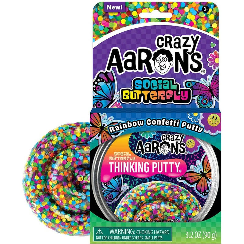 Crazy Aaron’s Social Butterfly Thinking Putty – Sensory Fidget Toys