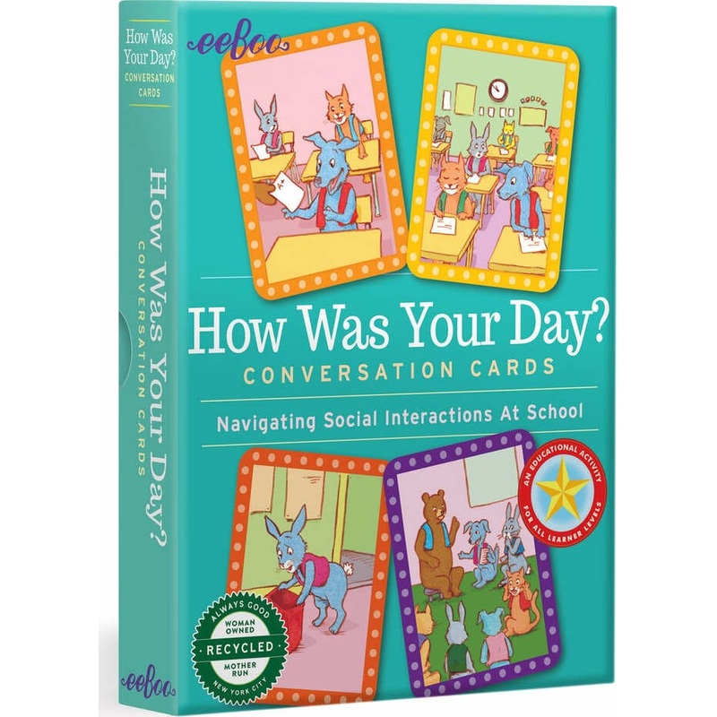 Eeboo How Was Your Day? Conversation Cards