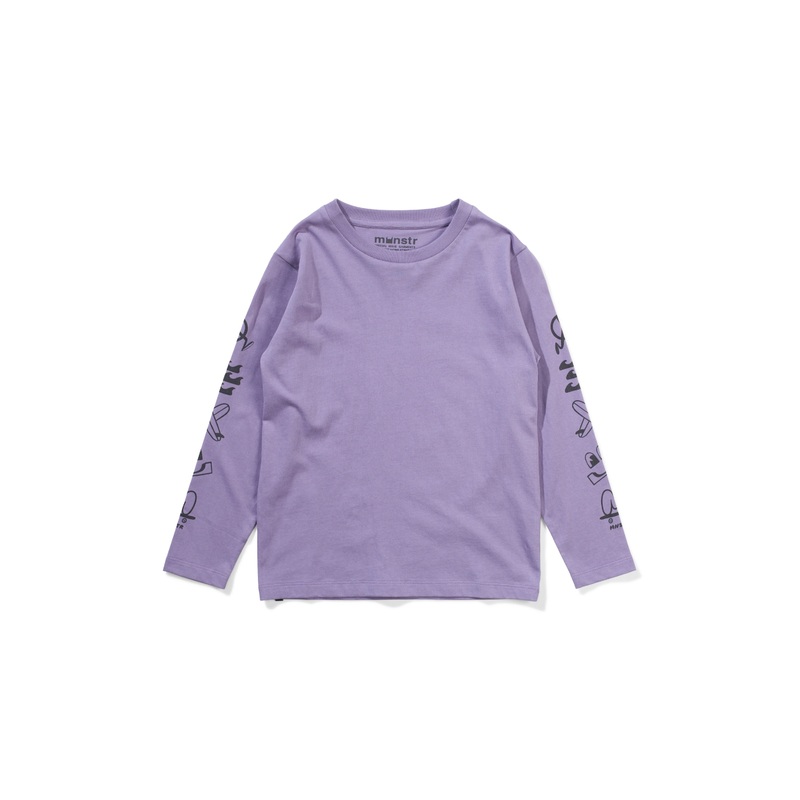 Pleasures LS Tee- Ash Purple