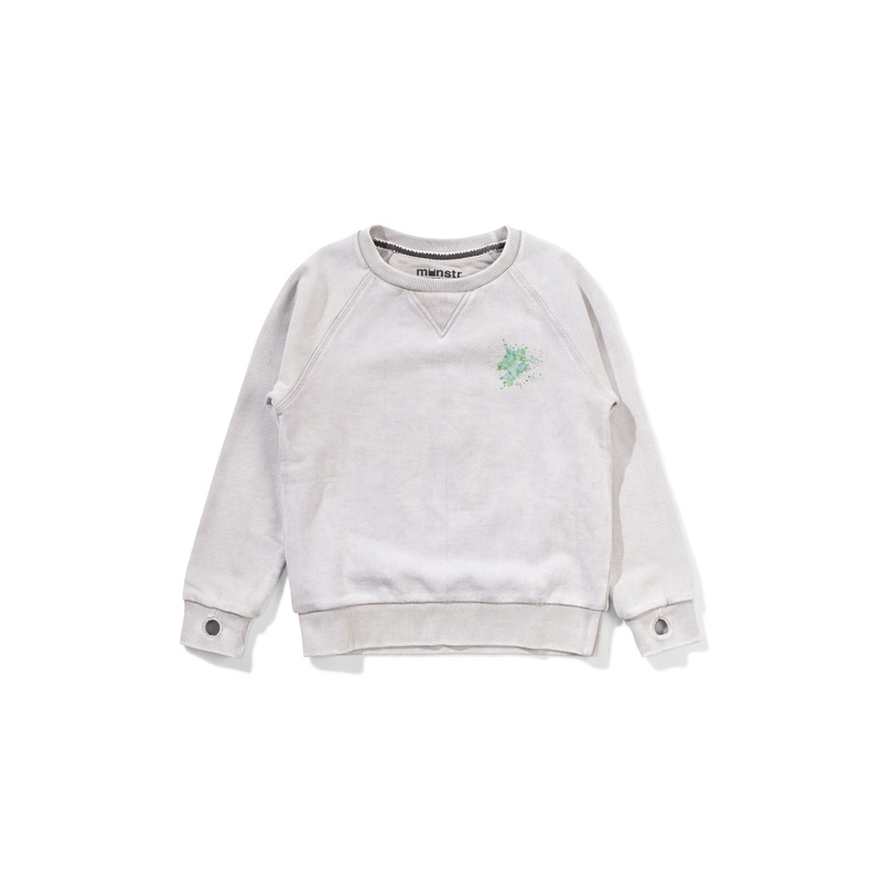 Splatted Crew – Mineral grey