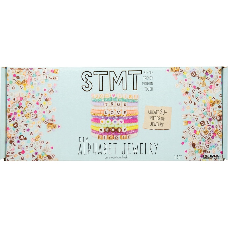 STMT DIY Alphabet Jewelry Set – Art Kits for Tweens