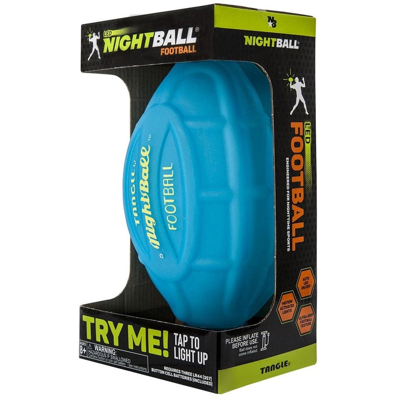 Tangle NightBall Football – Blue