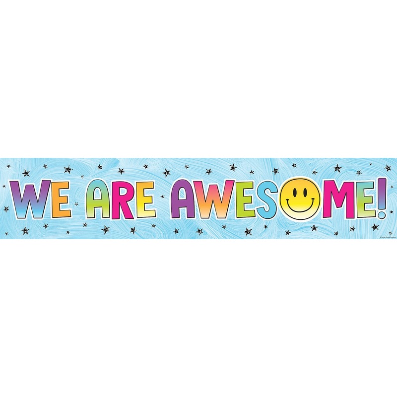 Teacher Created Resources Brights 4Ever We Are Awesome! Banner