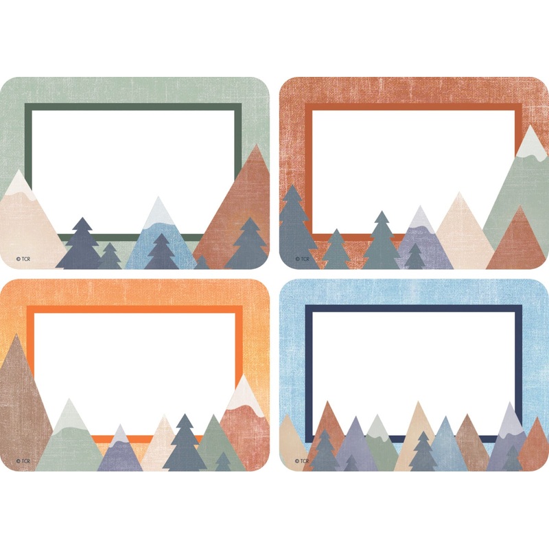 Teacher Created Resources Moving Mountains Name Tags/Labels Multi-Pack