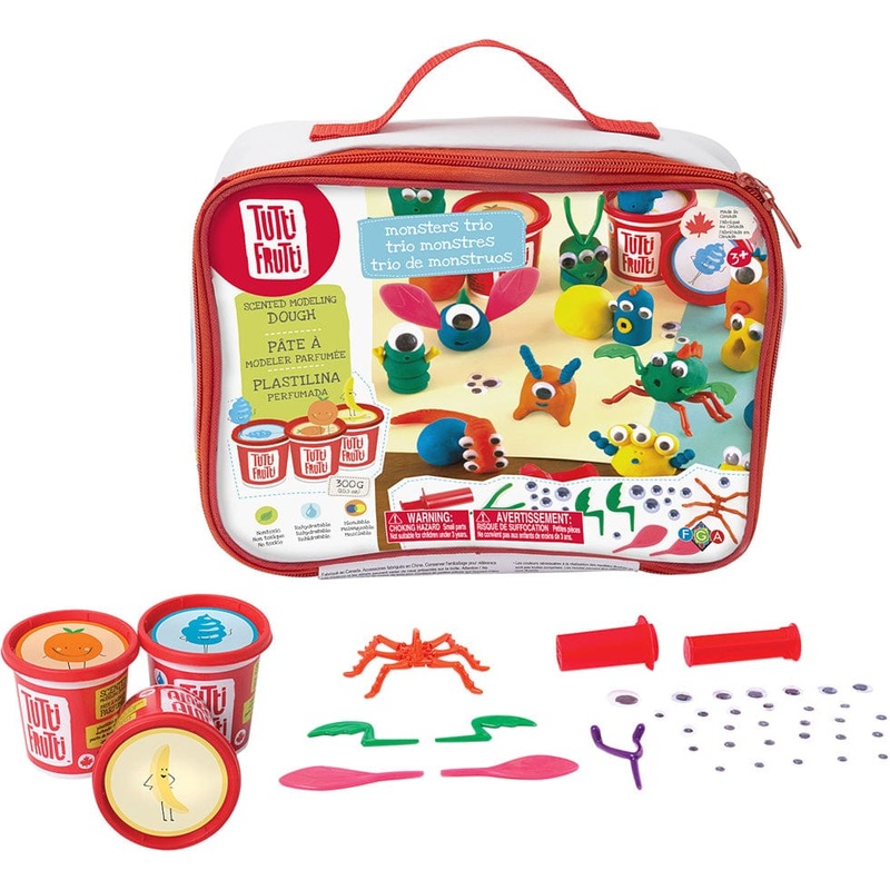 Tutti Frutti Dough Kit – Monsters Trio Lunchbag