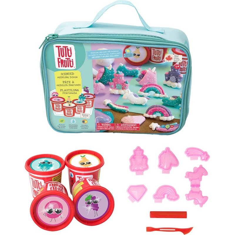 Tutti Frutti Dough Kit – Sparkling Unicorns & Rainbows Lunchbag