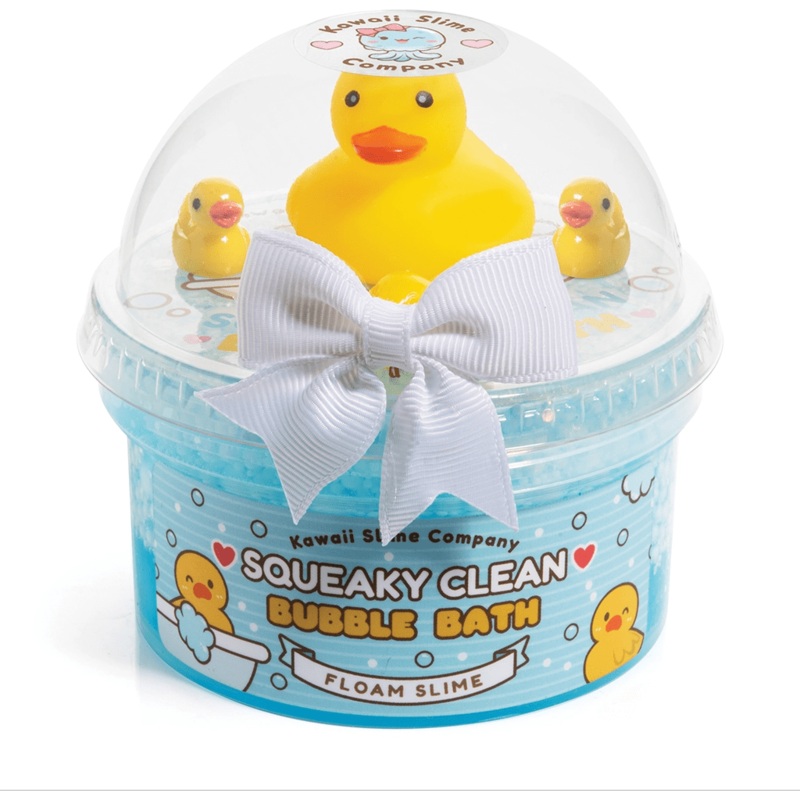 Kawaii Squeaky Clean Bubble Bath Floam Slime