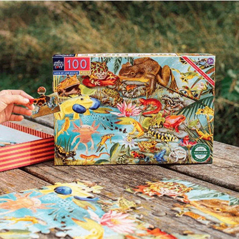 Love of Amphibians 100 Piece Puzzle