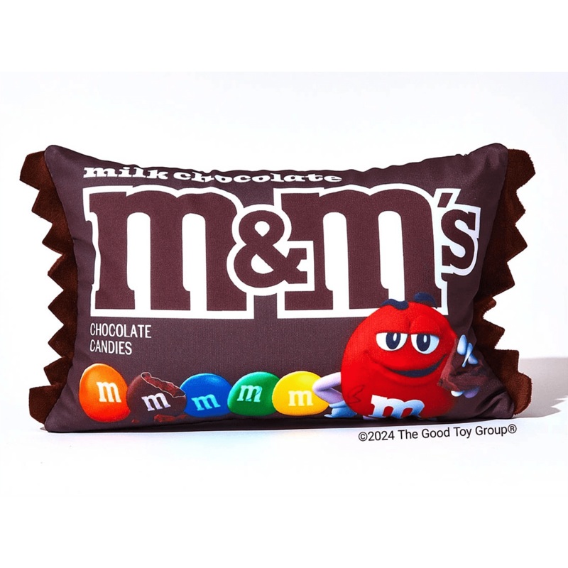 Milk Chocolate M&M’s Candy Microbead Plush