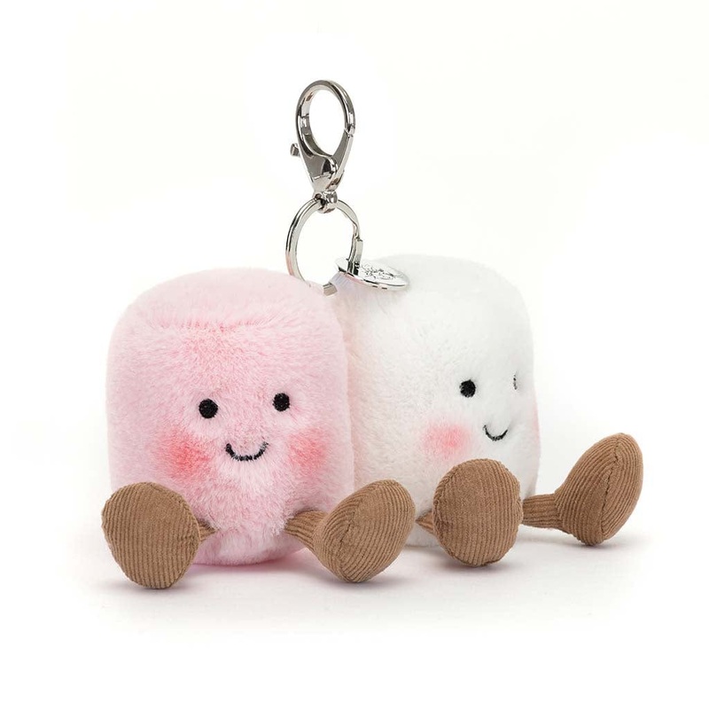Amuseables Pair of Marshmallows Bag Charm 6