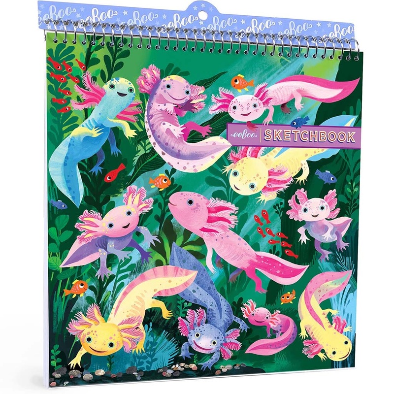 Axolotl Sketchbook Square 6×6