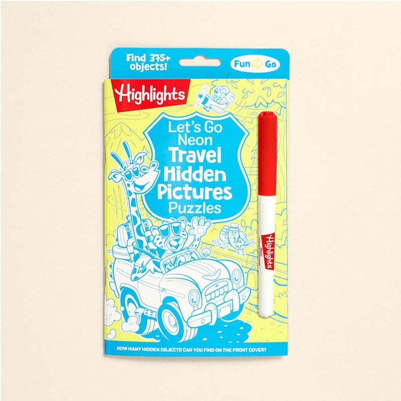 Highlights Let’s Go Neon Travel Hidden Pictures Puzzles