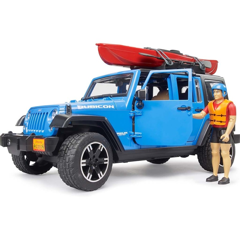 Jeep Wrangler Rubicon with Kayak & Figure