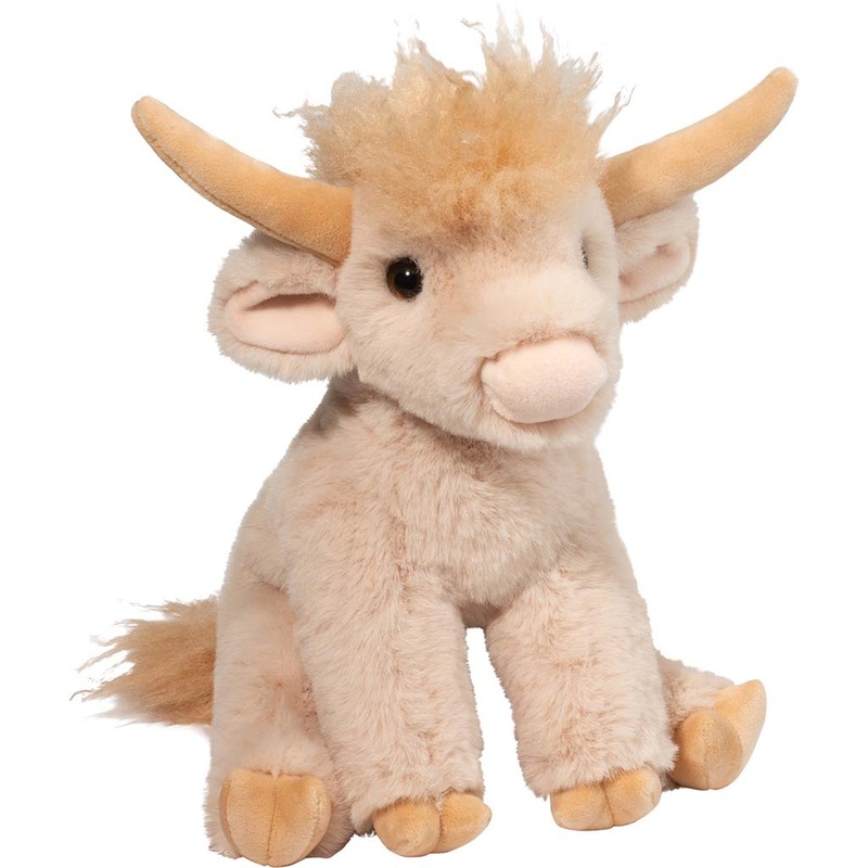 Laddie Cream Highland Cow Soft 10