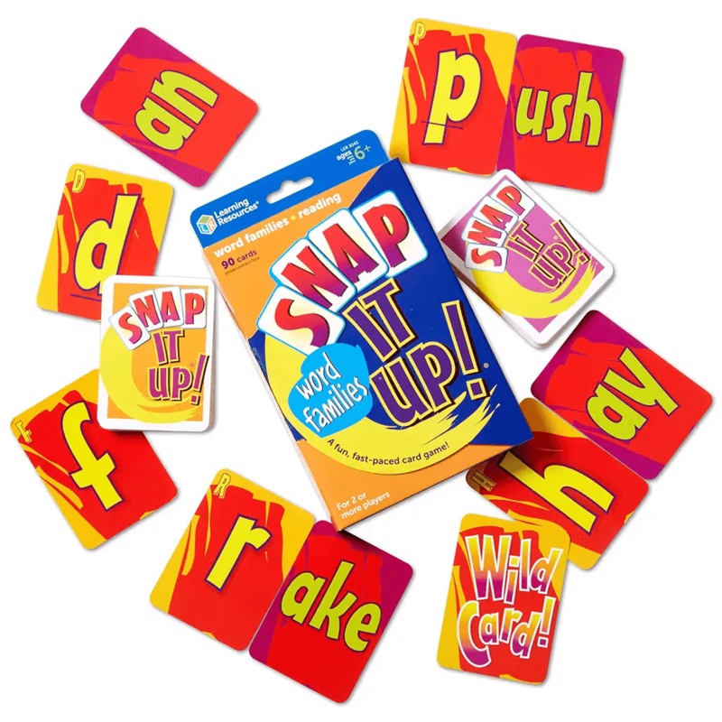 Snap It Up! Phonics and Reading Game: Word Families