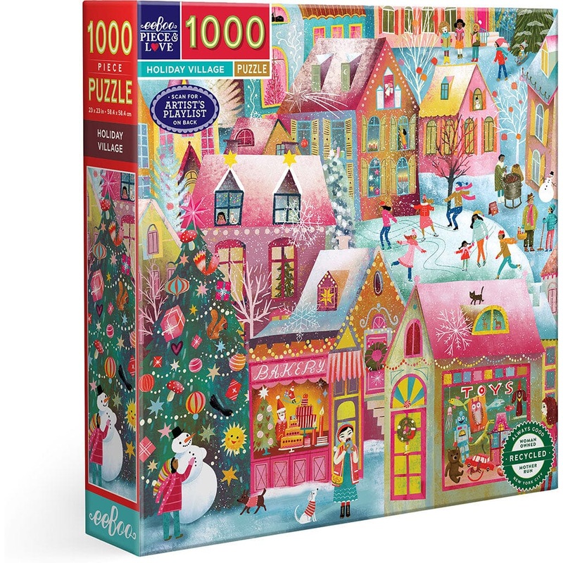 Holiday Village 1000 Piece Puzzle