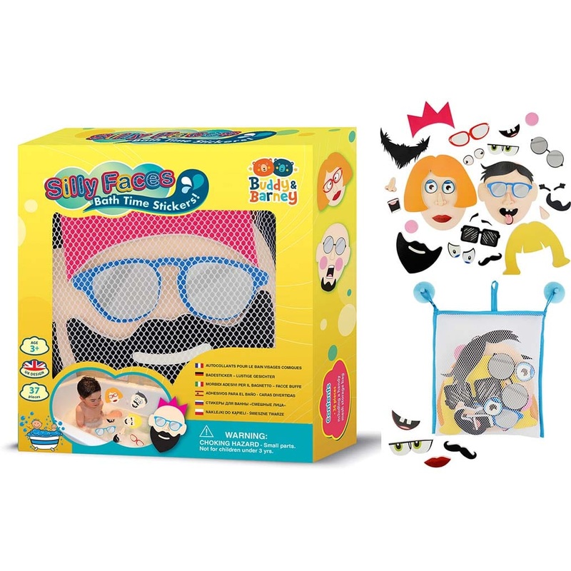 Silly Faces Bath Stickers