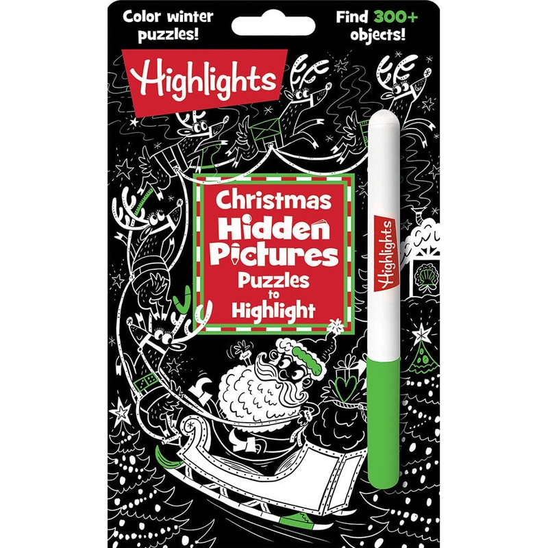 Christmas Hidden Pictures Puzzles to Highlight