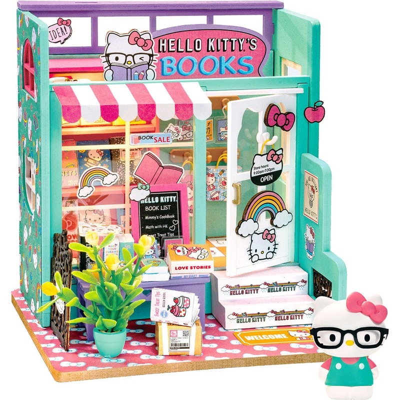 DIY Miniature Bookstore Kit – Hello Kitty’s Book Store