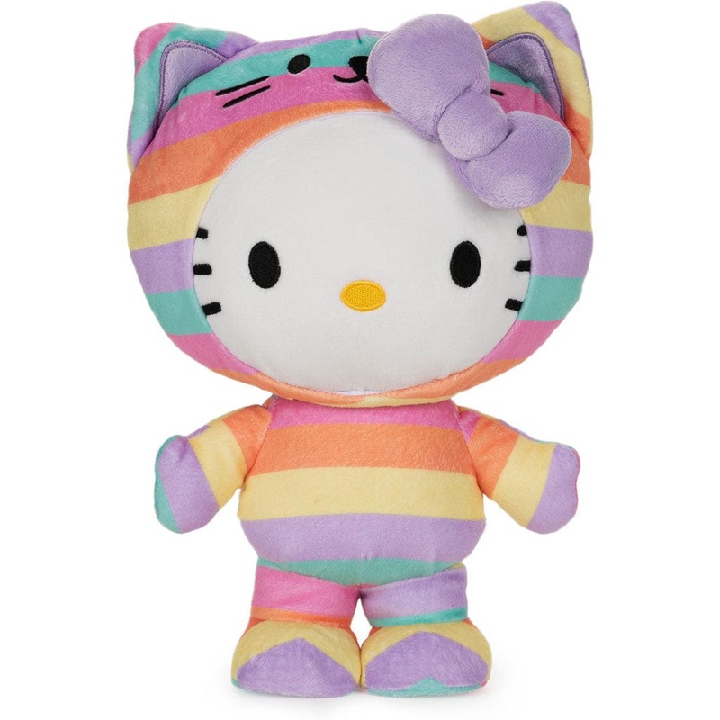 GUND Hello Kitty in Rainbow Outfit, 9.5