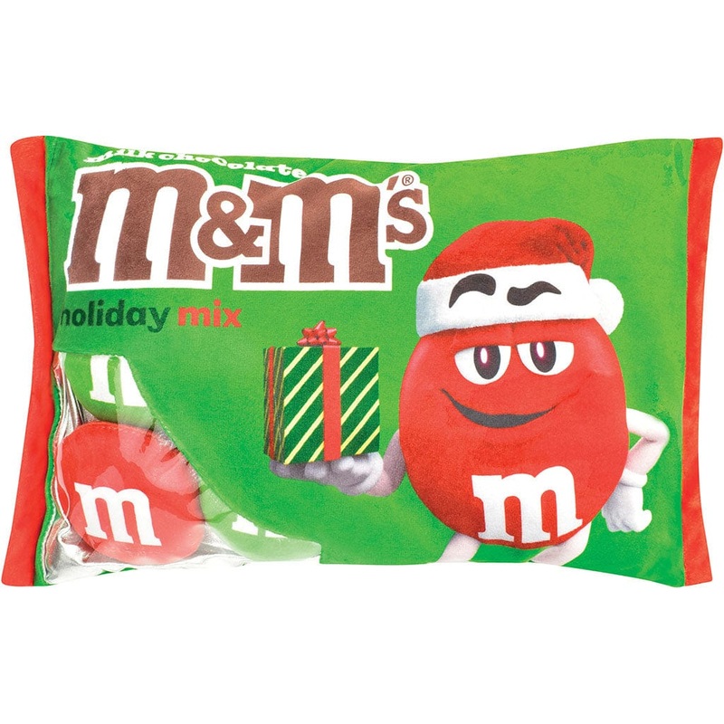 Milk Chocolate M&M’s Holiday Mix Packaging Plush