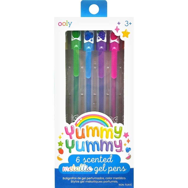 Yummy Yummy 6 Scented Metallic Gel Pens