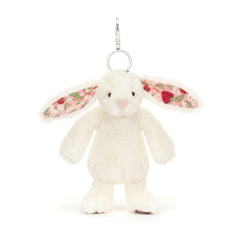 Blossom Cream Bunny ‘Berry’ Bag Charm