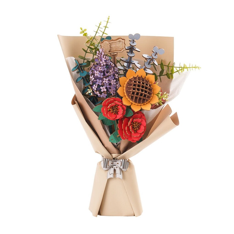 DIY Wooden Flower Bouquet