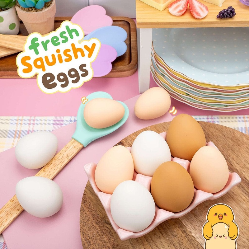 Fresh Squishy Eggs Sensory Toy