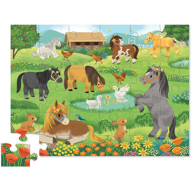 Pretty Ponies 36 Piece Floor Puzzle