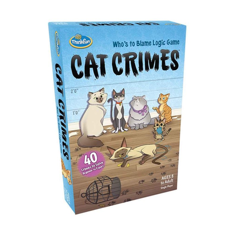 Thinkfun Cat Crimes – Single Player Games